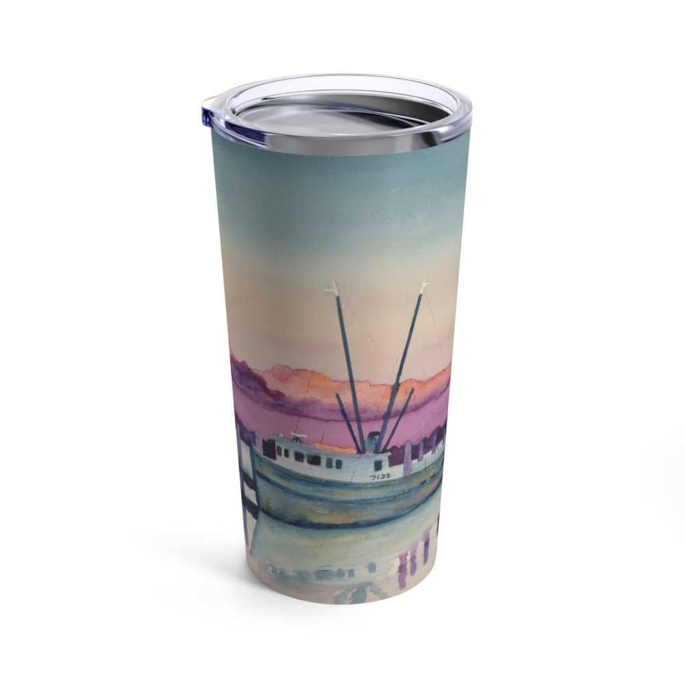 Jeb's "Shrimp Boat Resting" 20oz Tumbler - Image 2