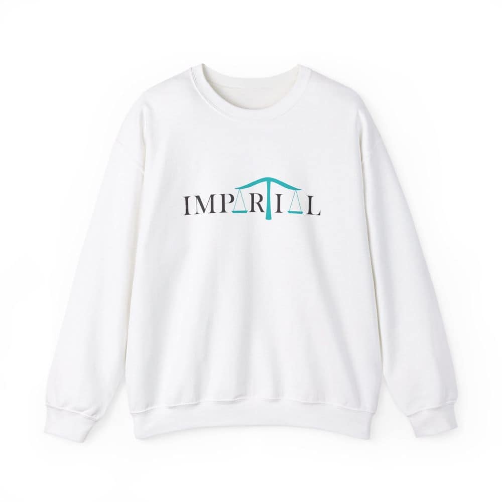 Heather Gray Impartial Logo Unisex Crewneck Sweatshirt