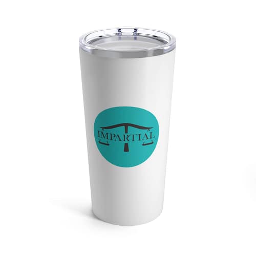 Teal Impartial Circle 20oz Tumbler