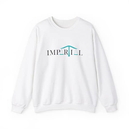 Heather Gray Impartial Logo Unisex Crewneck Sweatshirt