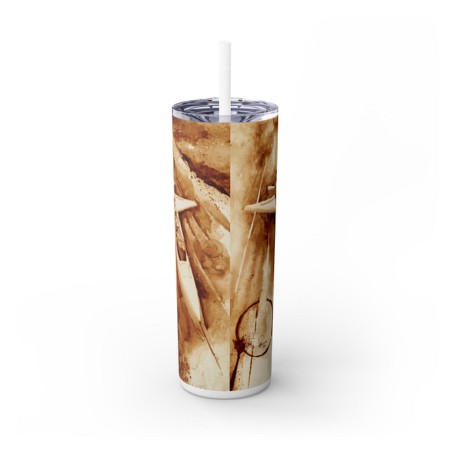 Perry's "Push The Limits" 20oz Skinny Tumbler with Straw