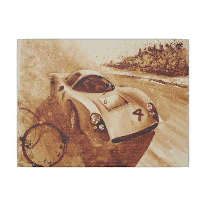 Perry's "Spa-Francorchamps" Stretched Matte Canvas (0.75")