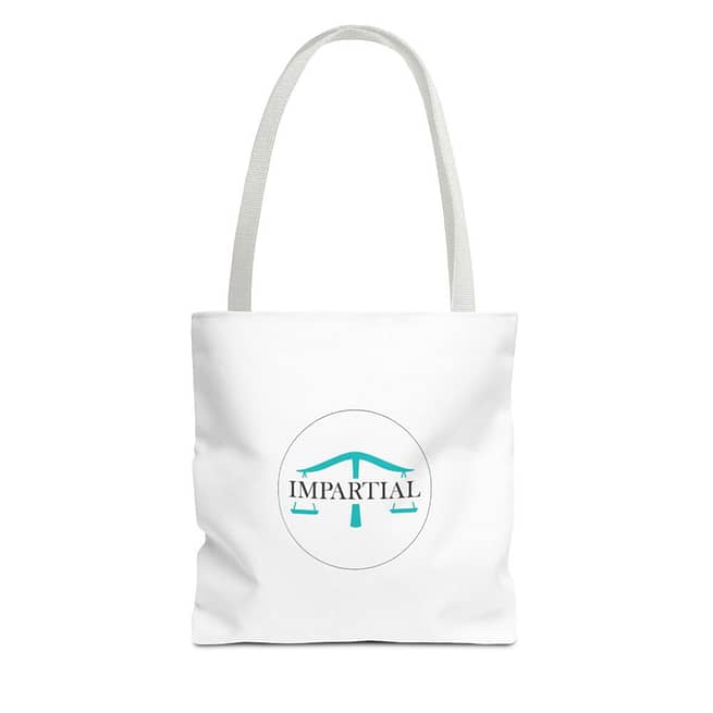 Impartial Logo Tote Bag