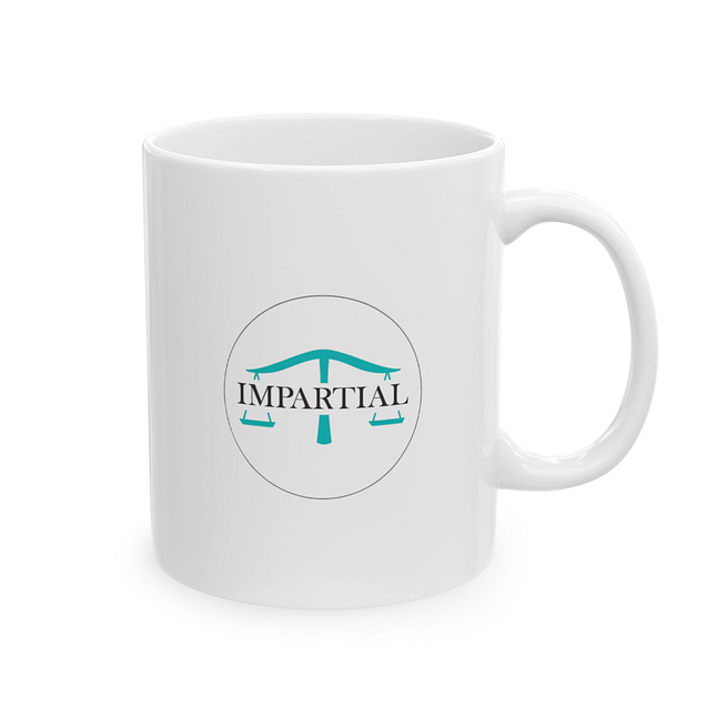 Impartial Logo Ceramic Mug, (11oz, 15oz)