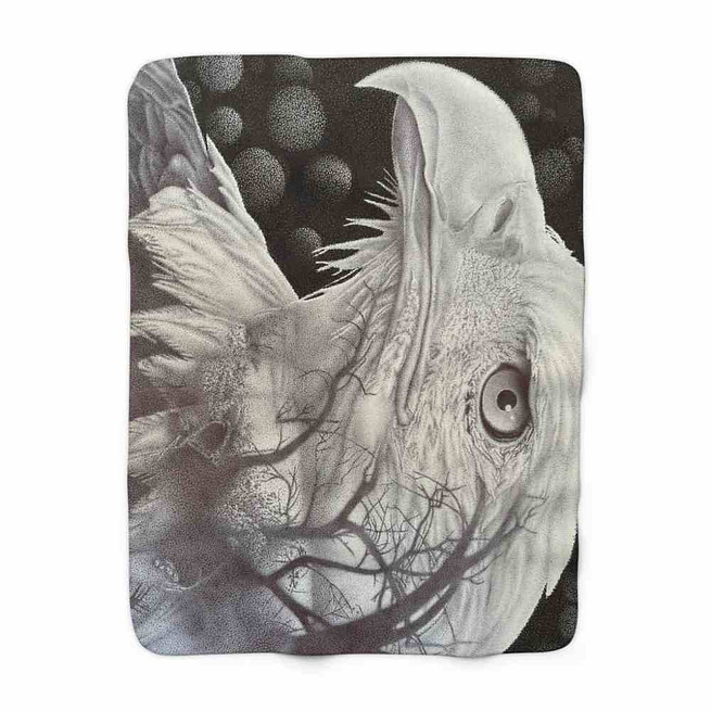 Ron's "Eagle" Sherpa Fleece Blanket