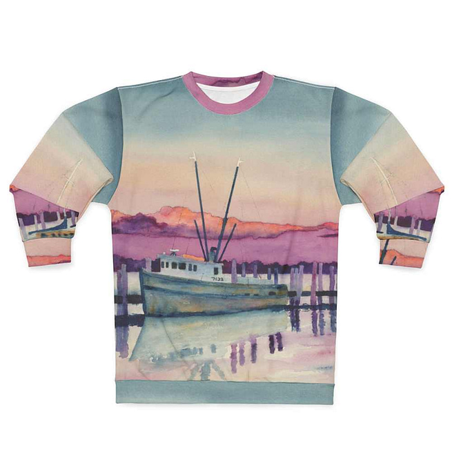 Jeb's "Shrimp Boat Resting" Unisex Sweatshirt