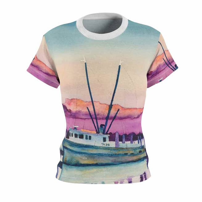 Jeb's "Shrimp Boat Resting" Women's Tee