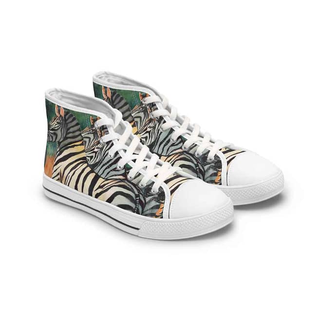 Jeb's "Serengeti Dawn" Women's High Top Sneakers