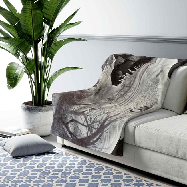 Ron's "Eagle" Sherpa Fleece Blanket - Image 3