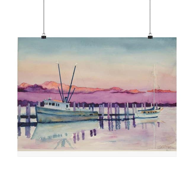 Jeb's "Shrimp Boat Resting" Satin Posters - Image 4