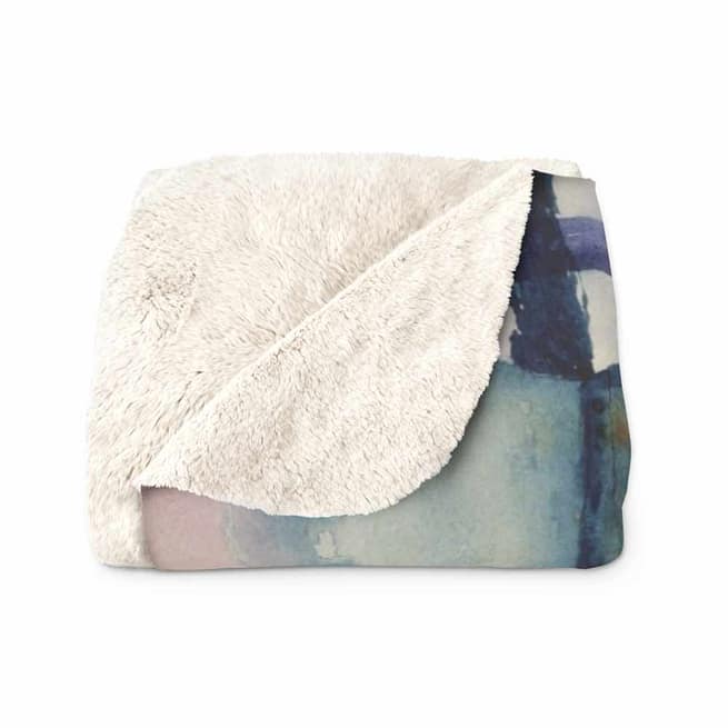 Jeb's "Shrimp Boat Resting" Sherpa Fleece Blanket - Image 2