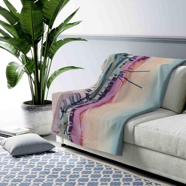 Jeb's "Shrimp Boat Resting" Sherpa Fleece Blanket - Image 3