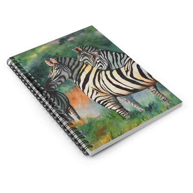 Jeb's "Serengeti Dawn" Ruled Spiral Notebook - Image 3