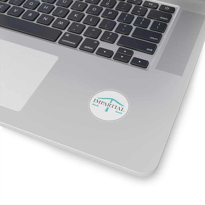 Impartial Logo Kiss-Cut Stickers