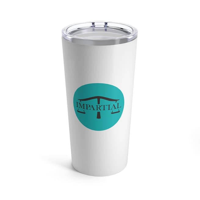 Teal Impartial Circle 20oz Tumbler