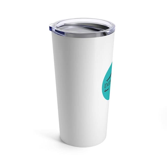 Teal Impartial Circle 20oz Tumbler - Image 3