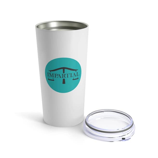 Teal Impartial Circle 20oz Tumbler - Image 4