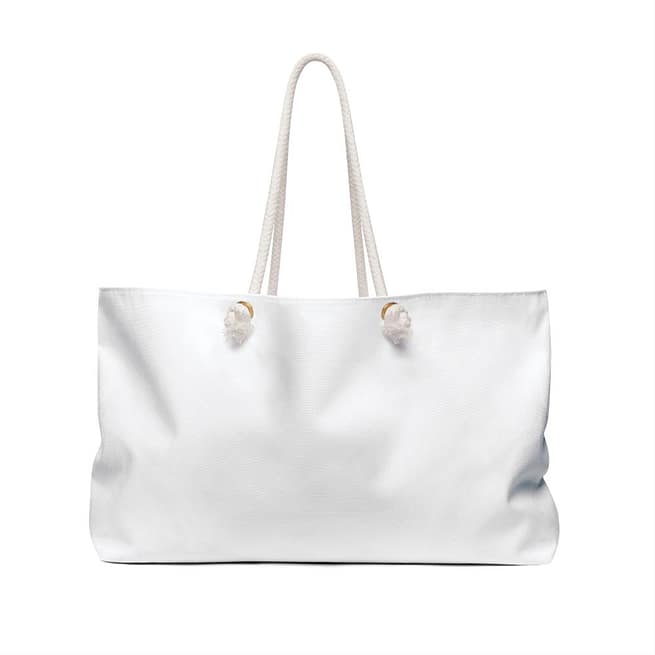 Black Impartial Logo Weekender Bag - Image 2