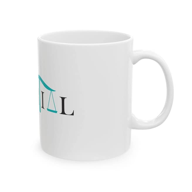 Impartial Logo Ceramic Mug, (11oz, 15oz) - Image 3