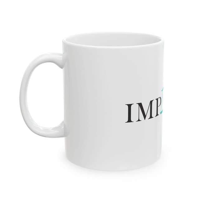 Impartial Logo Ceramic Mug, (11oz, 15oz) - Image 4